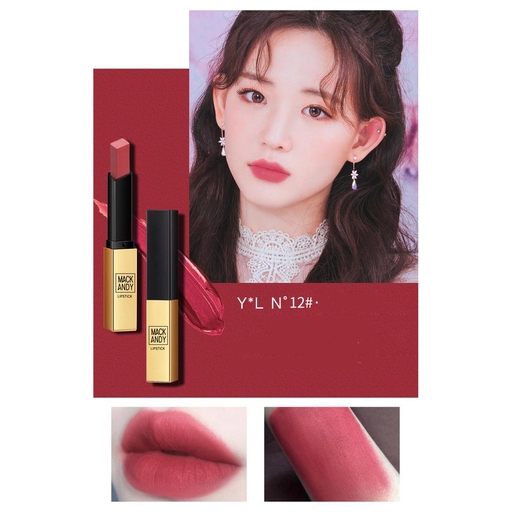 [GIẢM 5% ĐƠN 129K][HCM]Son Nhung Lì Lipstich Mack Andy