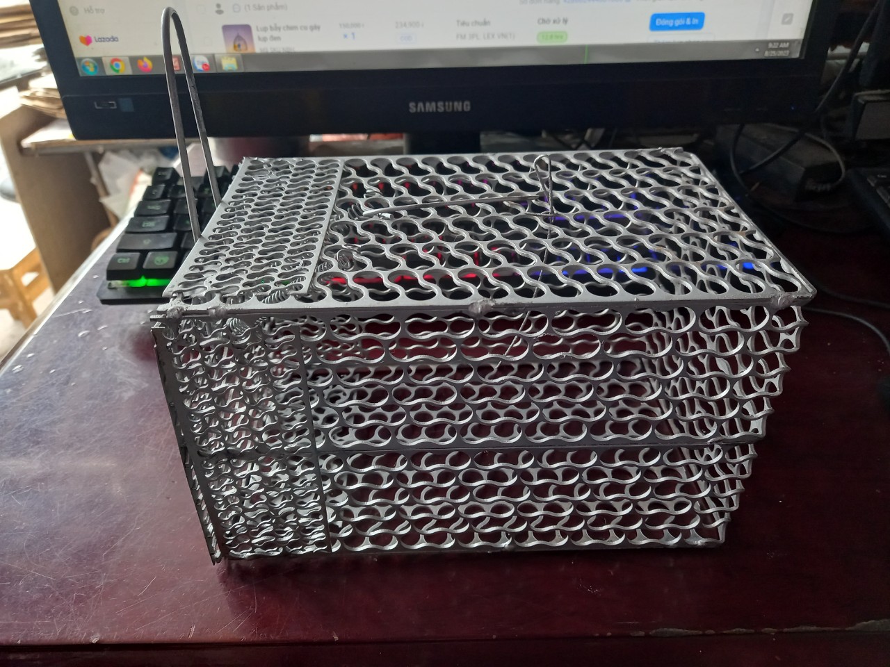 Bẫy chuột thông minh lồng sắt loại 22 cm