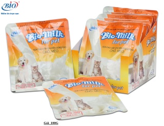 HCMSữa dinh dưỡng cao cấp cho chó mèo BIO MILK FOR PET 100g thumbnail