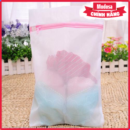Túi giặt đồ modosa hình chữ nhật cho máy giặt - hàng chính hãng