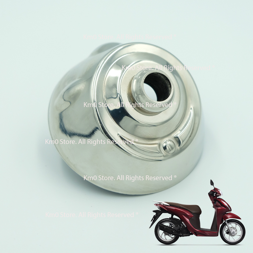 Chụp đuôi pô vision 2021 - 2024 inox vt26