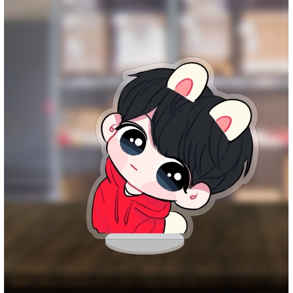 Mô hình standee kook - tae bts dễ thương 2cm/5cm/10cm