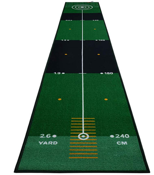 Thảm tập Golf tại nhà 4 chức năng cho người mới bắt đầu/ golfer chuyên nghiệp - hàng nhập khẩu, dài 3 mét