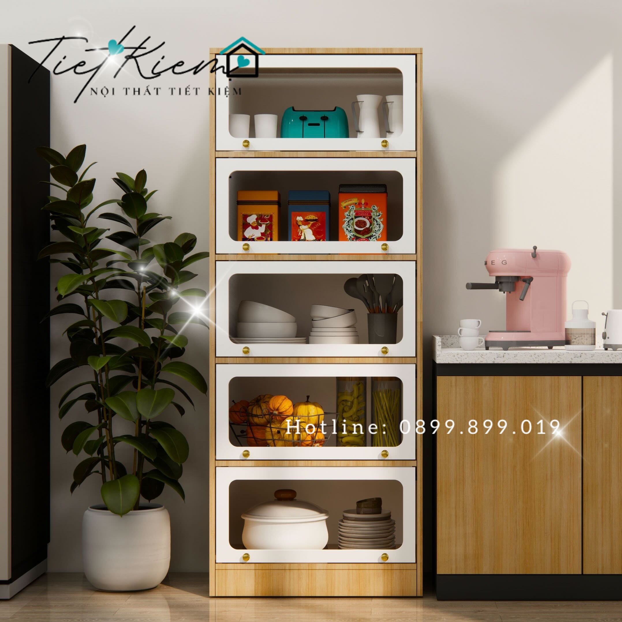 Tủ kệ bếp đẹp thông minh K1460