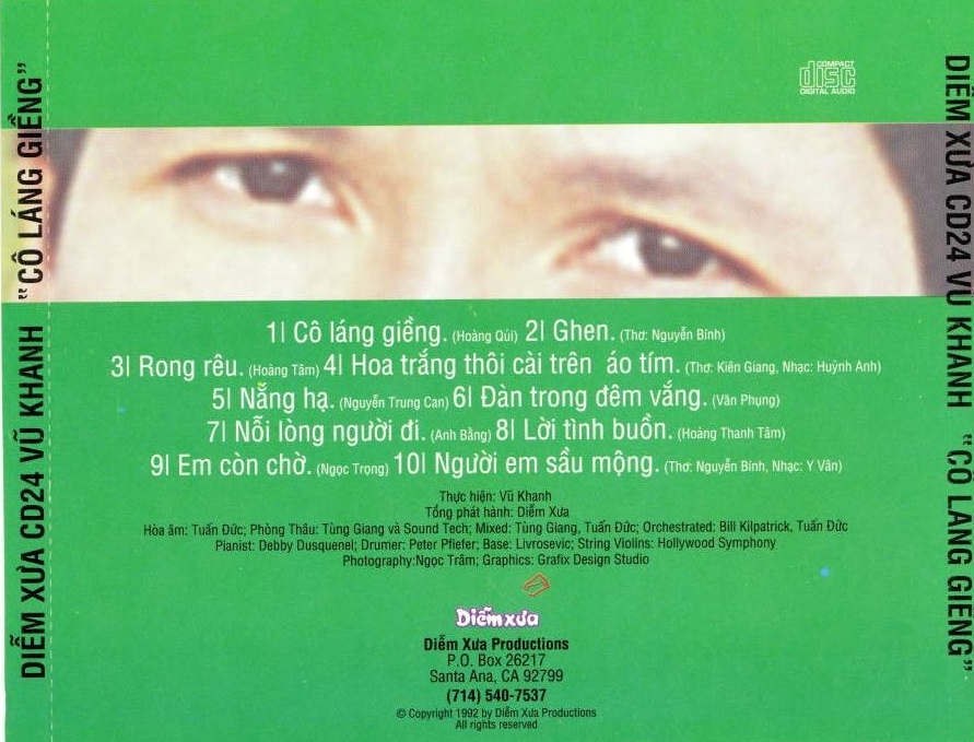 Bộ 6 đĩa CD nhạc Vũ Khanh 1
