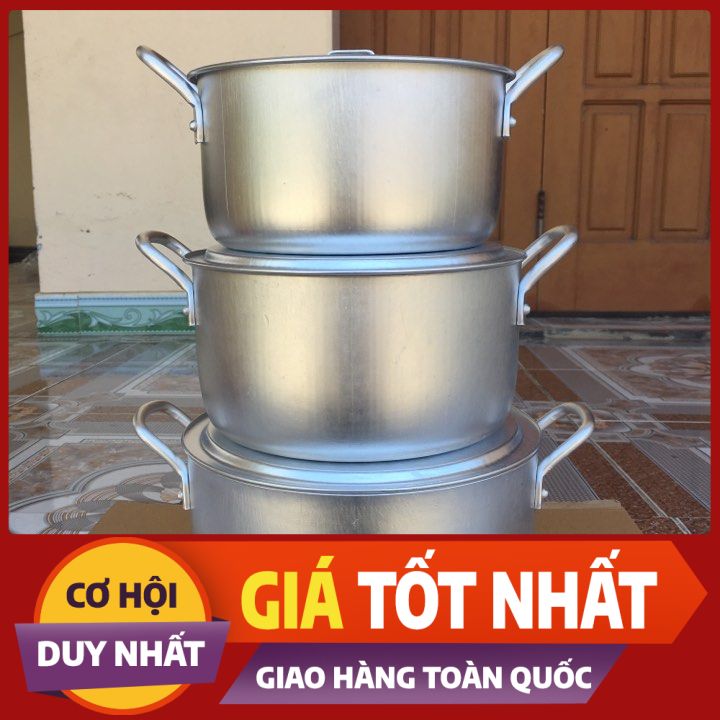Bộ 3 Nồi Nhôm Hải Phòng