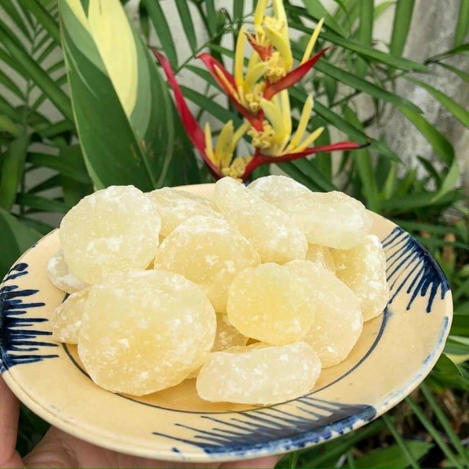 Mứt củ năng Ép bao bì 500g món ngon chjo ngày tết