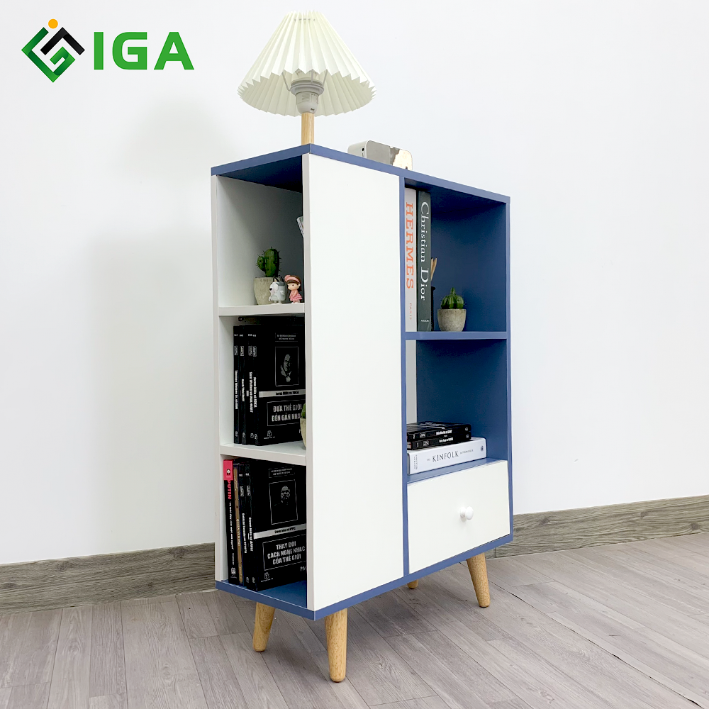 Tủ Sách Đa Năng, Tủ Đồ Đa Năng Quada Thương Hiệu IGA - GP124