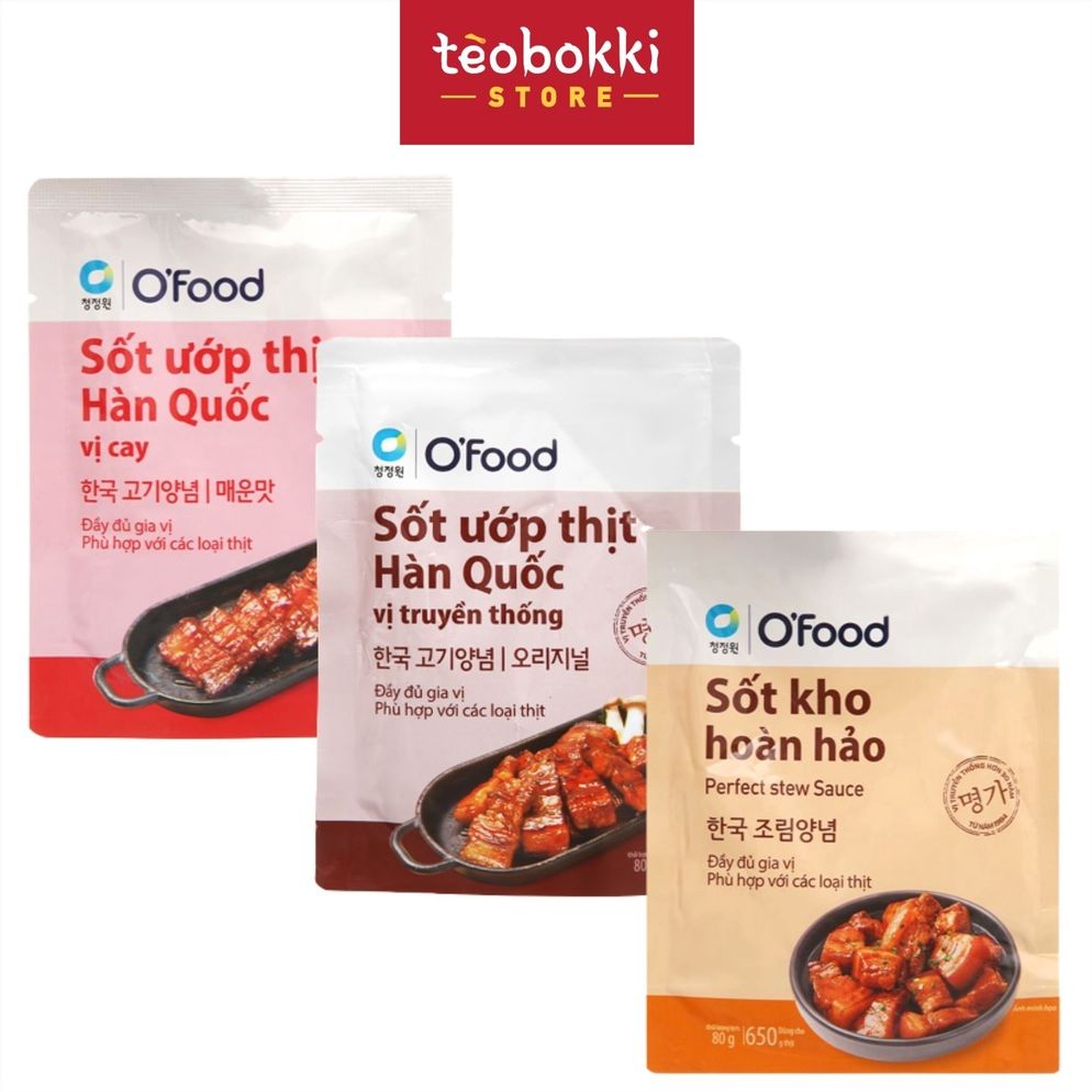 Sốt ướp thịt Hàn Quốc O'food 80g