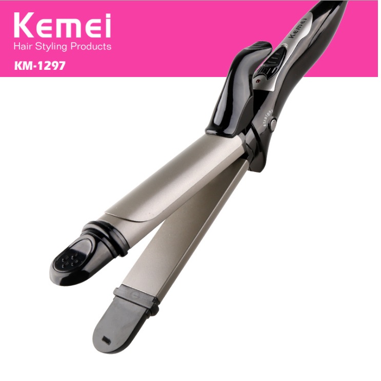 Máy uốn duỗi tóc 2 in 1 kemei km-1297