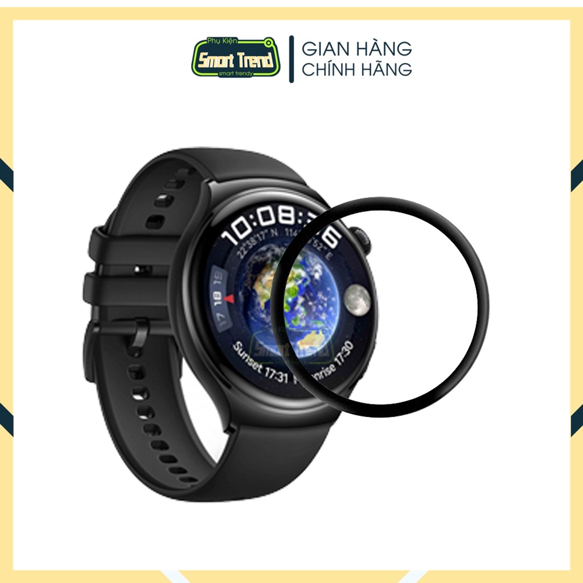 Miếng dán kính cường lực full màn đồng hồ thông minh huawei watch 4 watch 4 pro 3d pmma dẻo
