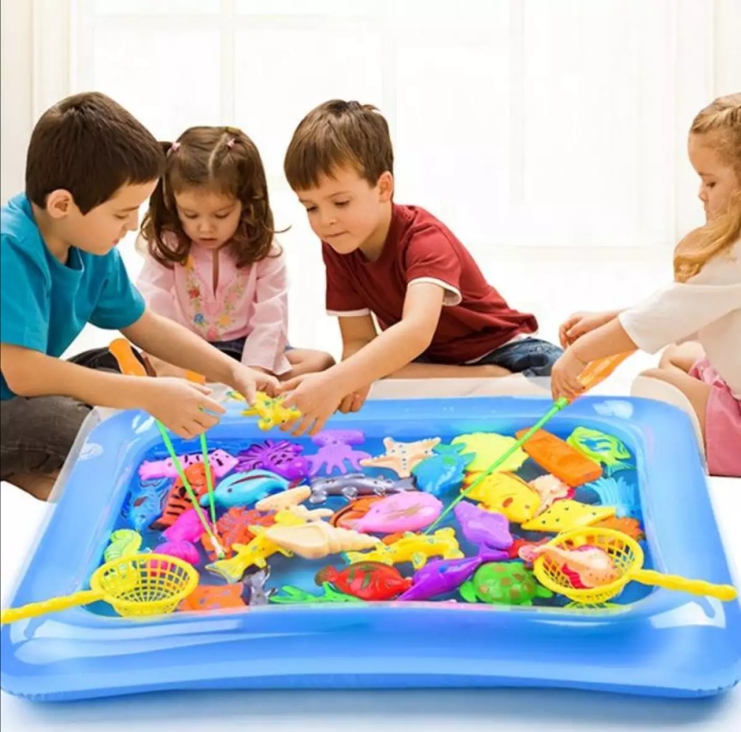 Bộ đồ chơi câu cá kèm phao size to cho bé.