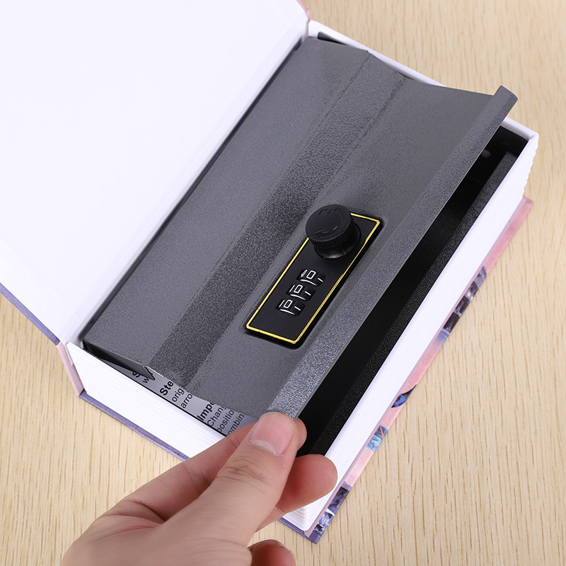 Két sắt mini hình quyển sách loại khóa số