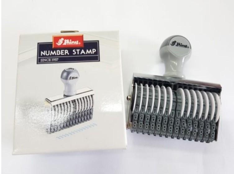 Dấu 14 số xoay 5mm shiny N314