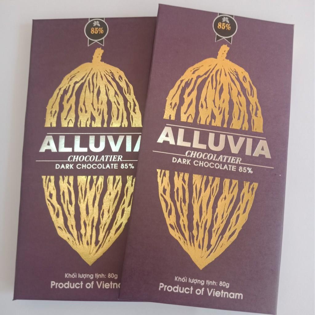 Socola Đen Alluvia 85% Cacao 80g