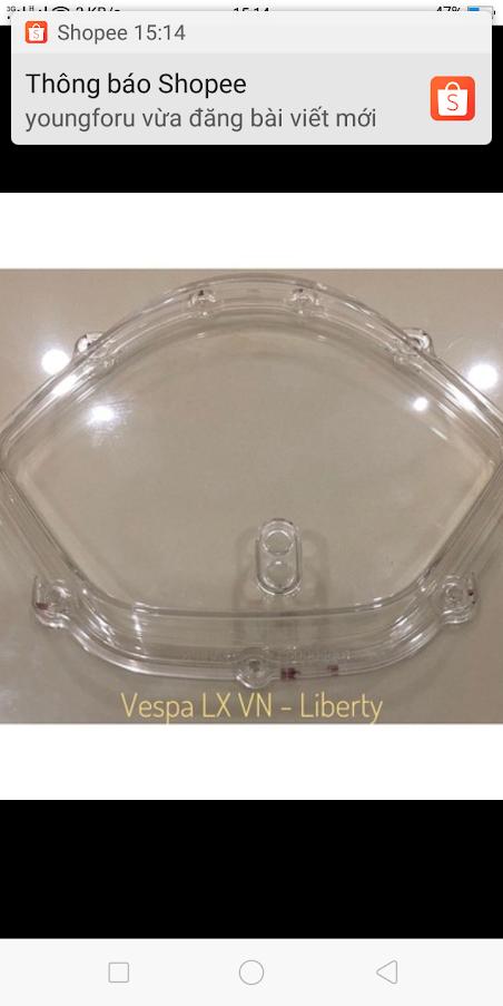 MẶT KÍNH ĐỒNG HỒ XE VESPA PRIMMAVERA-SPRINT