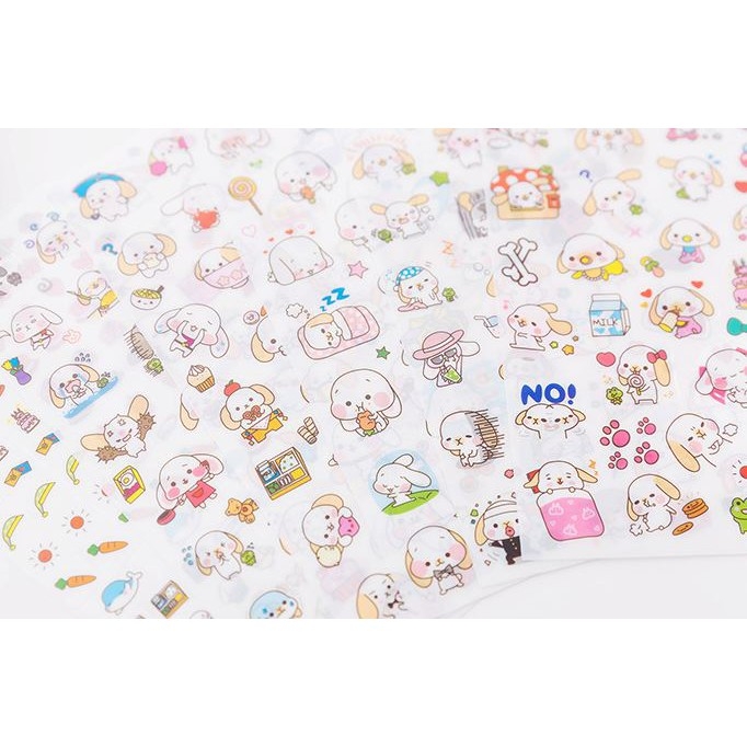 Bộ 6 Tấm Sticker Dán Sổ Lưu Niệm H100