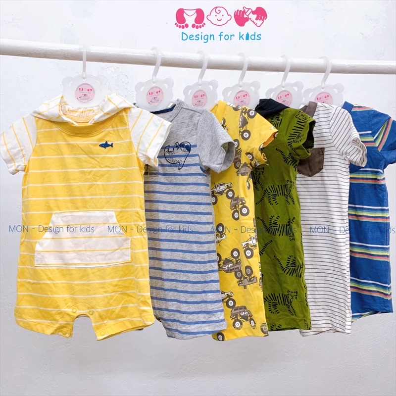 (Size 18-24m) Bộ body đùi romper xuất dư Car.ter's cho bé trai (chọn mẫu)