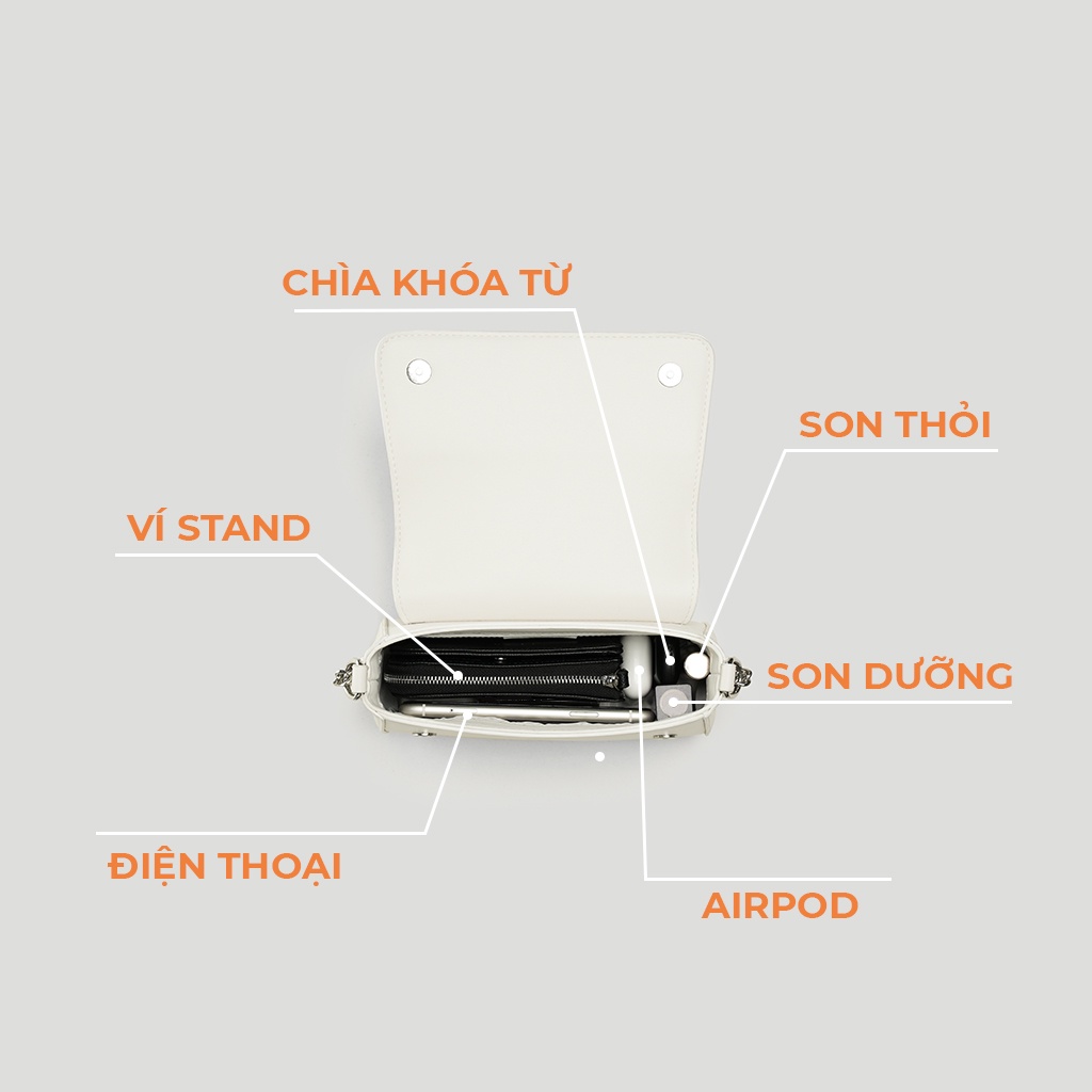 Túi đeo chéo nữ LESAC Cii Bag