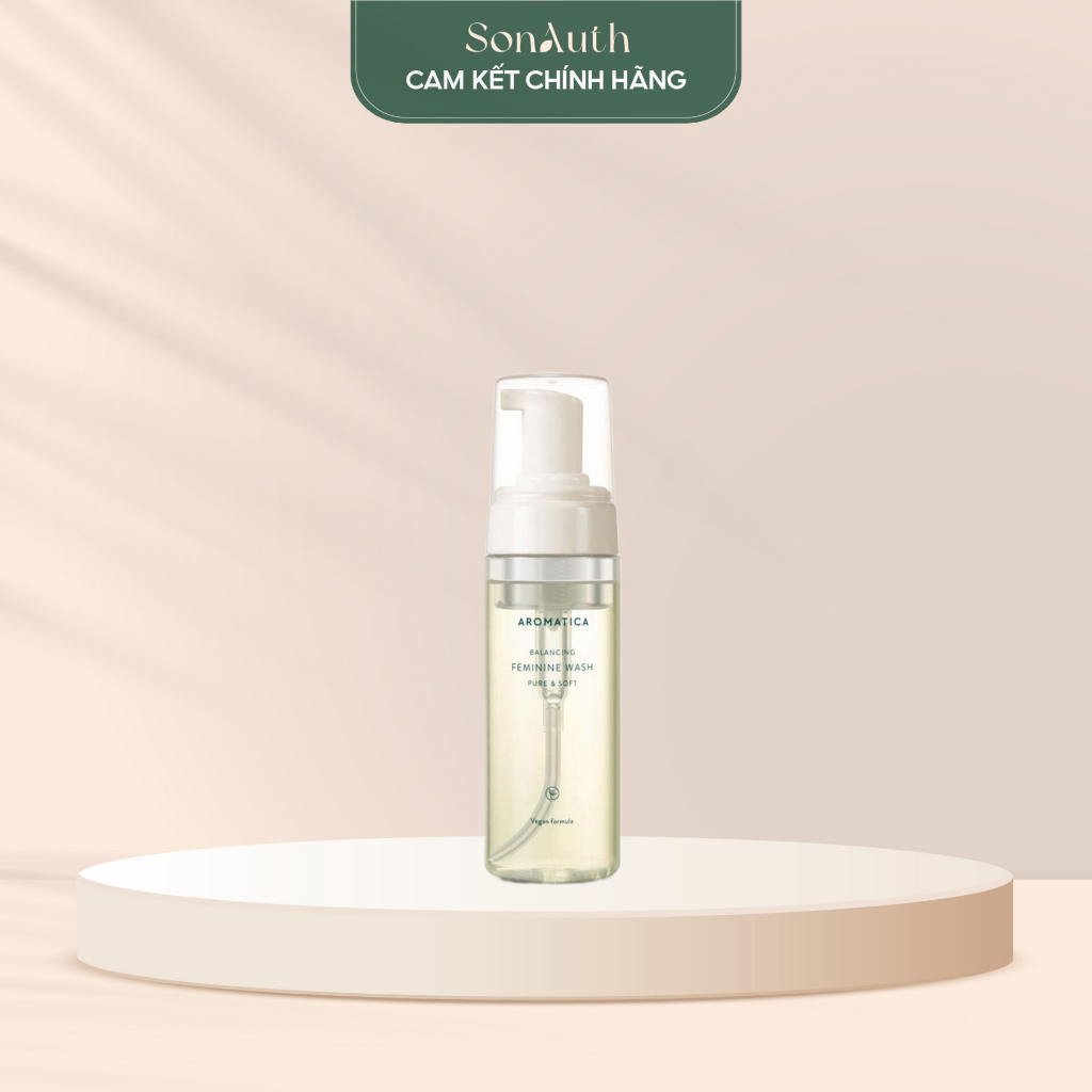 Dung dịch vệ sinh phụ nữ Aromatica Balancing Pure & Soft Feminine Wash 170ml