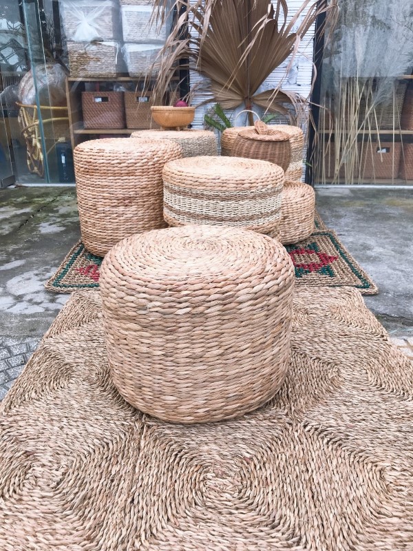 Vintage Boho Water Hyacinth for Home Decoration With Diffident Design and Sizes