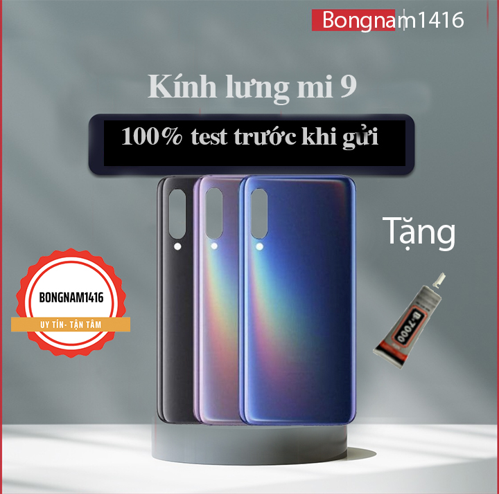 Lưng kính mi 9 kèm keo dán b7000.