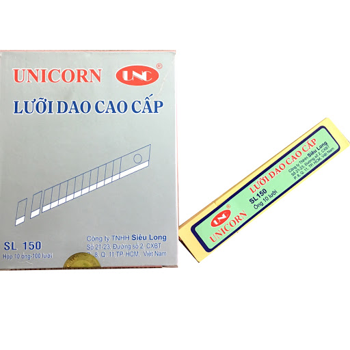 2 tép lưỡi dao nhỏ UNC màu hồng (Thái Lan)
