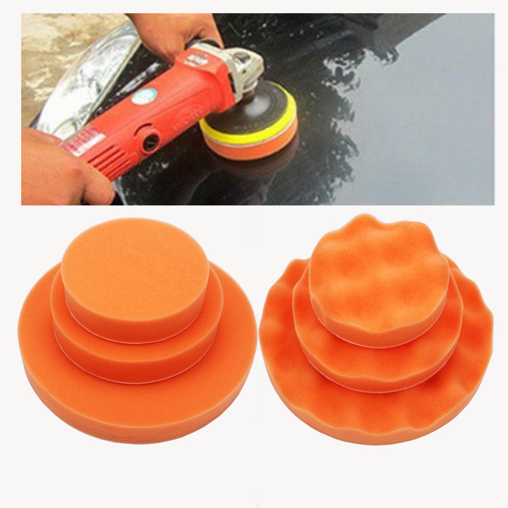 Miếng Mút Xốp Đánh Bóng Ô Tô Phớt Xốp Chà Bóng Bề Mặt Xe Hơi
