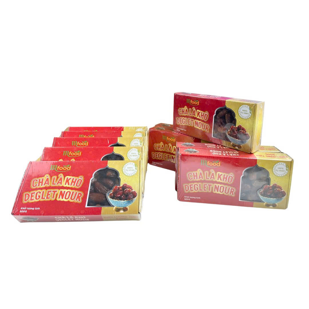 Chà Là Rời Sấy Dẻo Hộp 500g - THương Hiệu Mfood