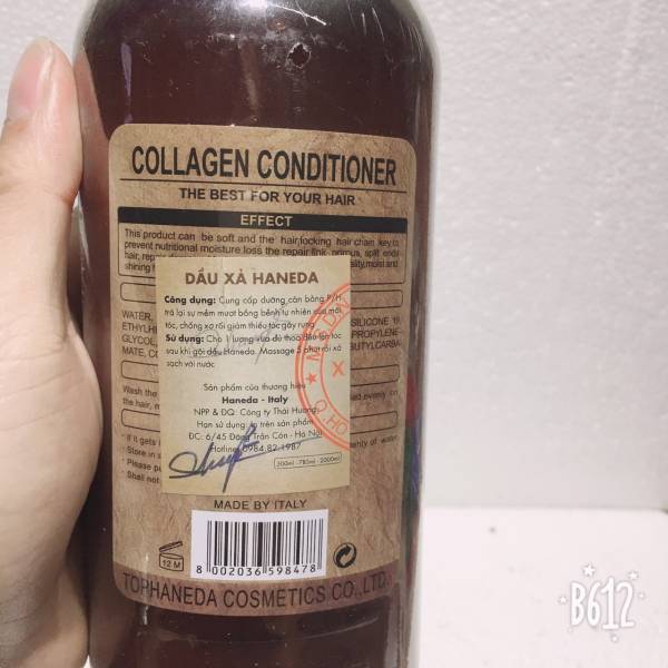 Cặp Dầu gội xả Top Haneda collagen siêu mượt 785ml