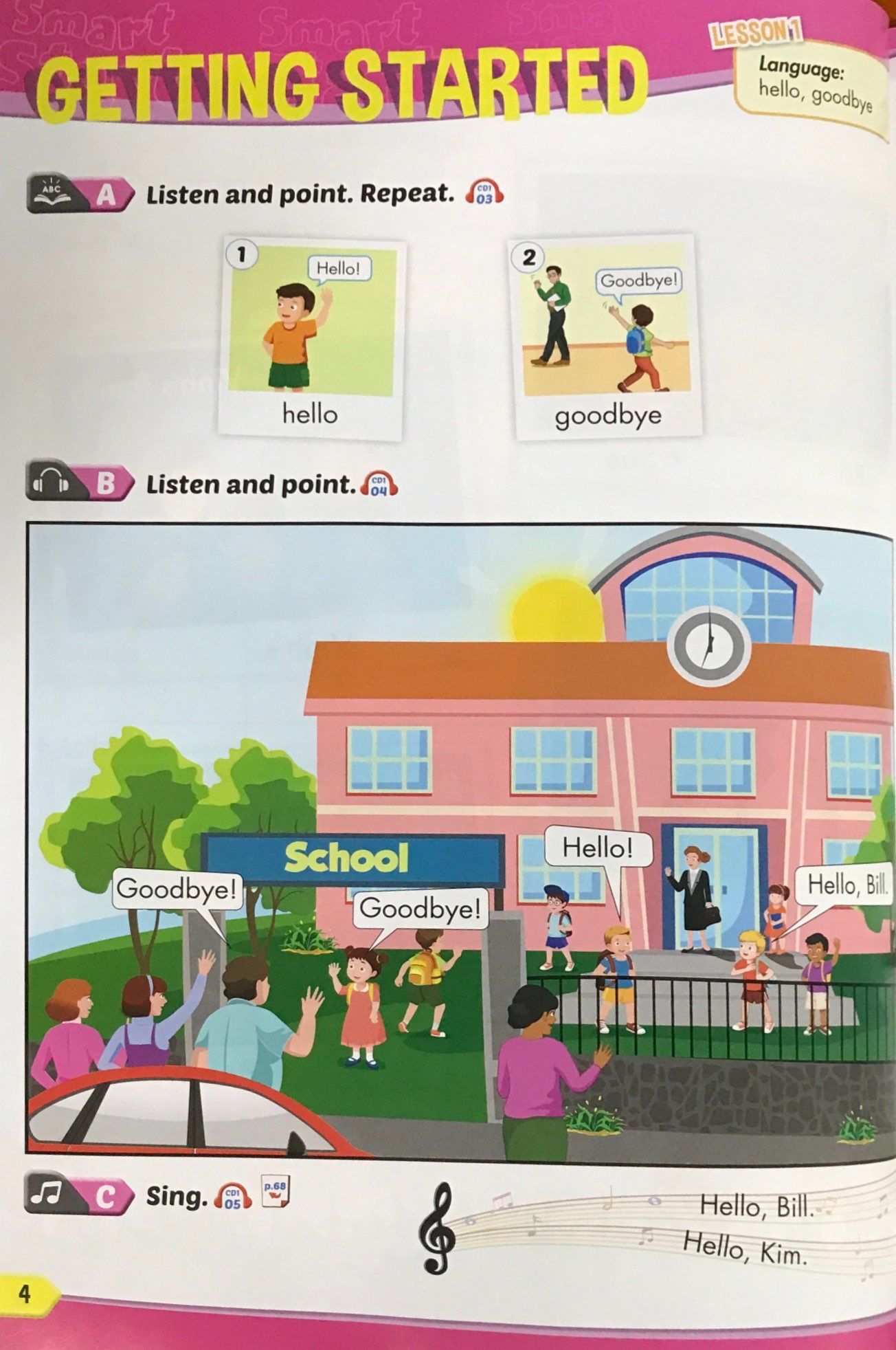 Bài Học Tiếng Anh Lớp 1 I-Learn Smart Start (Student's Book)