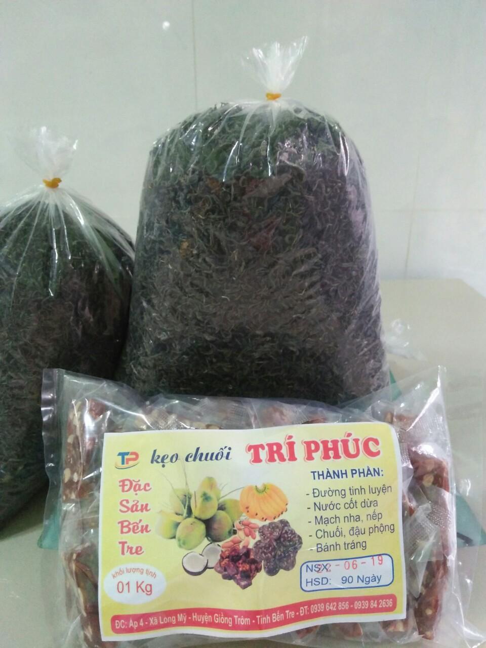 01 kg trà Thái Nguyên loại 1 ( tặng 0.5 kg kẹo chuối Bến Tre)