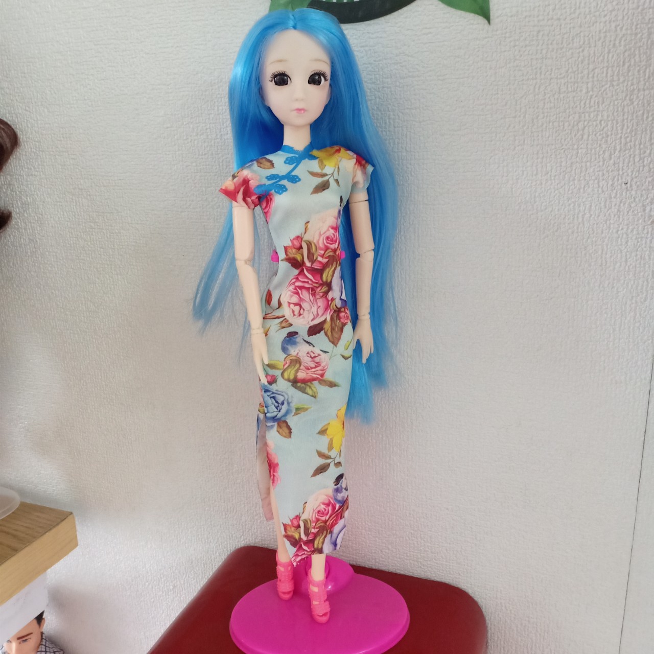 Váy Sườn Xám cho Búp Bê barbie 30cm