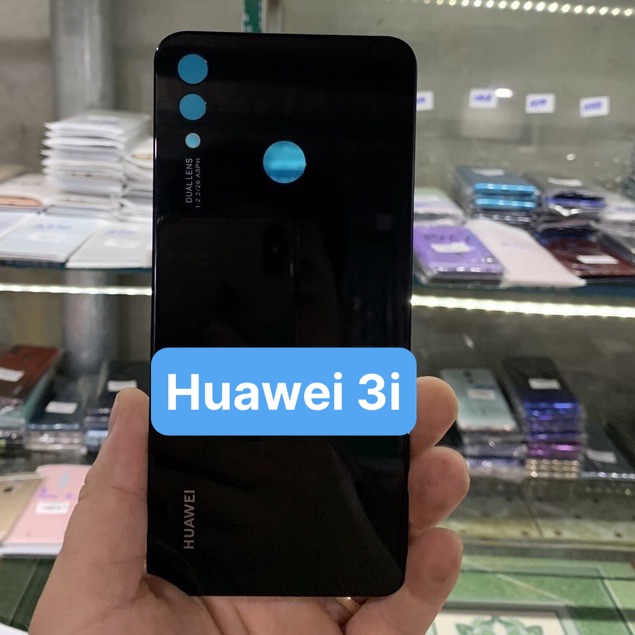 Kính lưng huawei nova 3i kèm kính cam