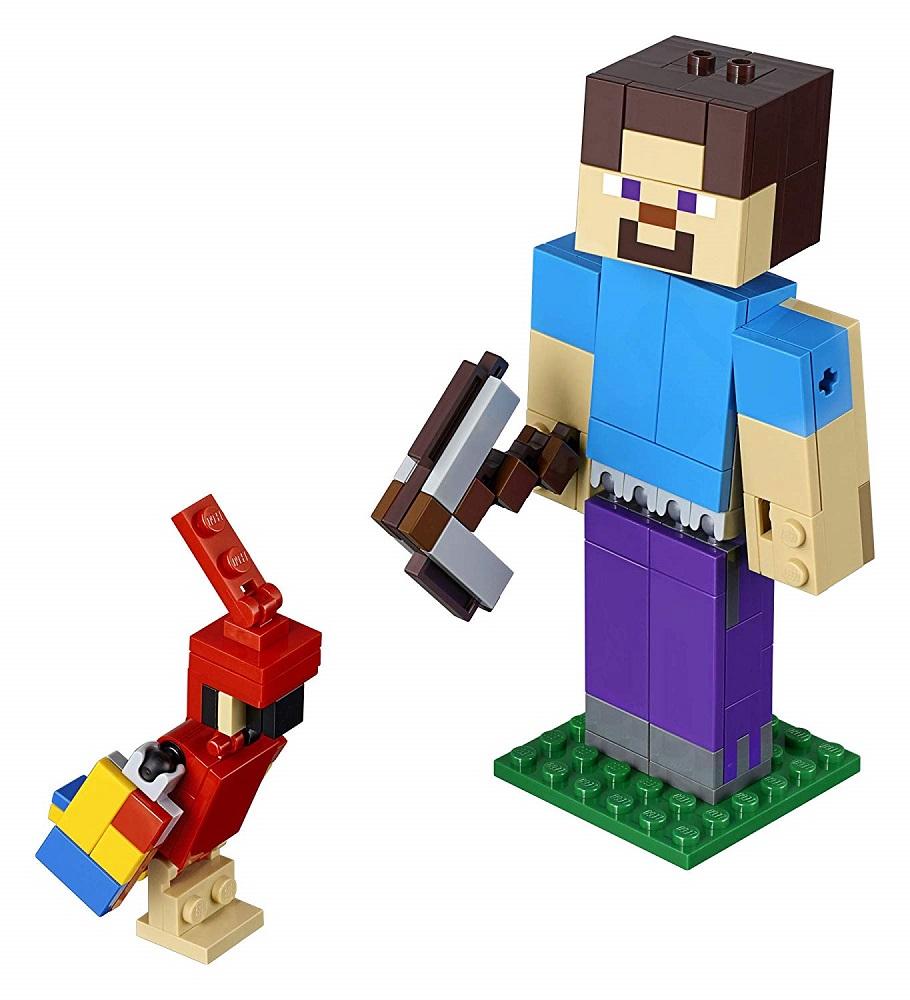 Lego Minecraft 21148 - Steve khổng lồ và vẹt