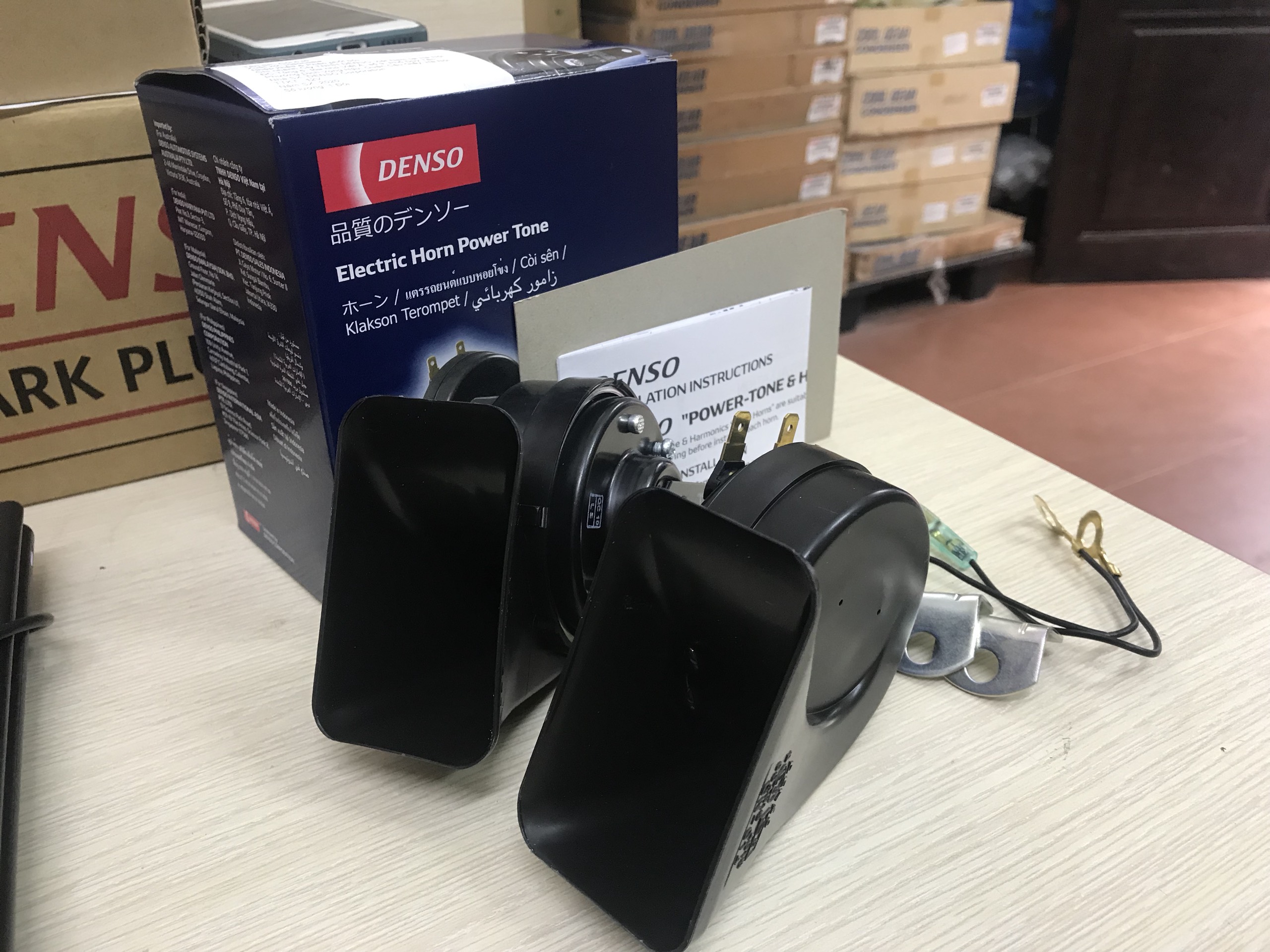 Còi sên 2 giắc denso- Kèn sên DENSO
