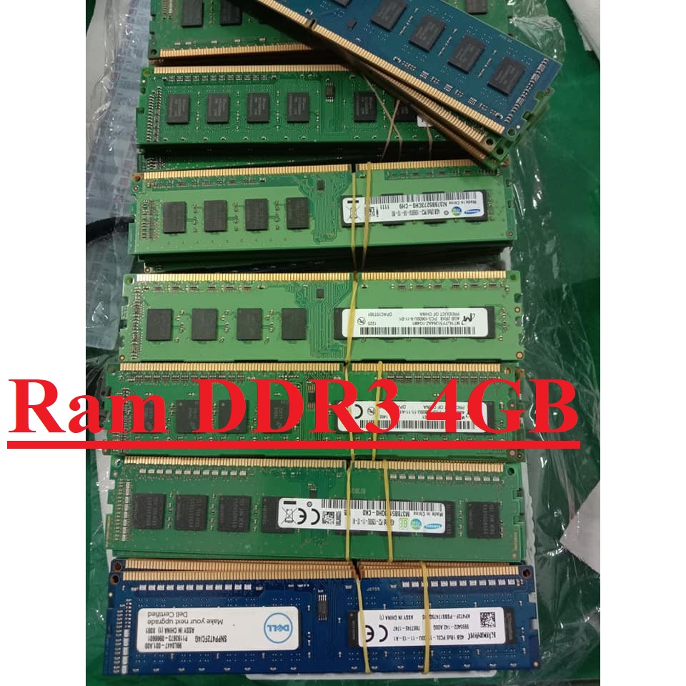 Ram ddr3 4gb và 2gb pc chính hãng tháo máy ziin