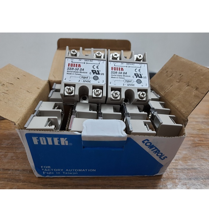 Fotek SSR 40DA Rơ le bán dẫn, rơ le rắn 40A