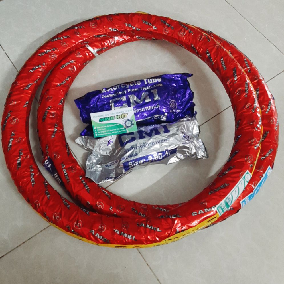 Combo vỏ ruột Camel gai Dunlop trước size 60/80 sau 70/80-17