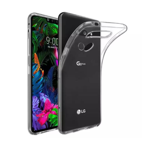 Ốp lưng silicon trong suốt cho lg g8 thinq, ốp lưng dẻo cho lg g8