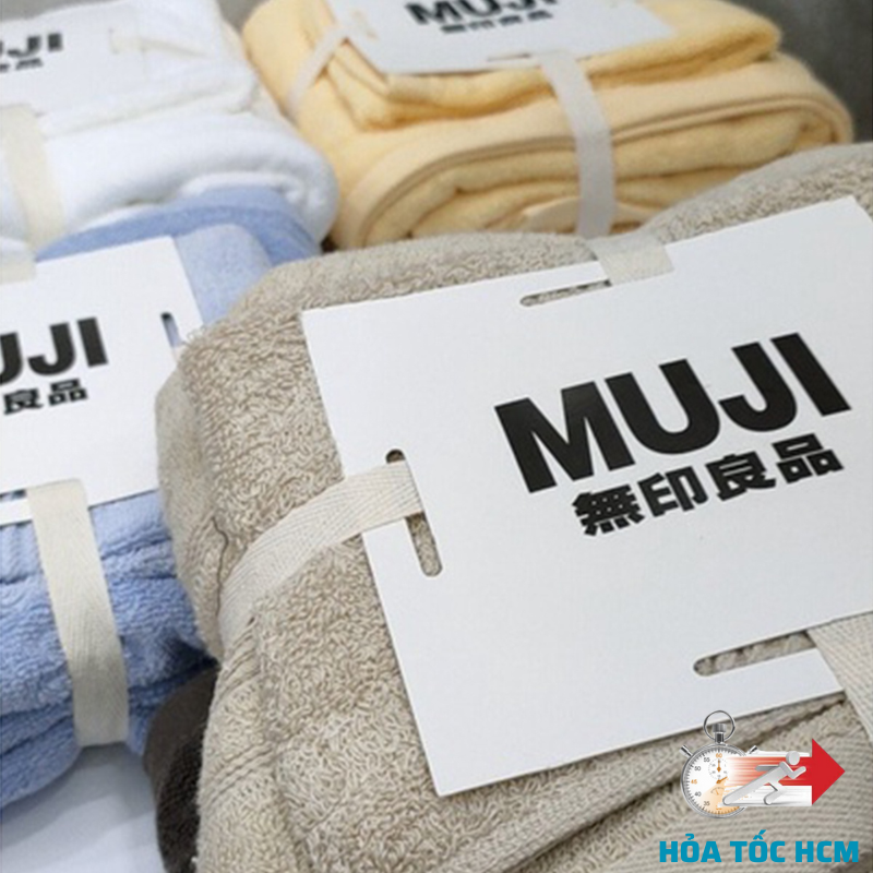 Combo sét 2 khăn tắm muji khổ lớn kích thước 60*120cm