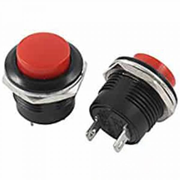 Nút nhấn tròn 16mm R13-507 (nhấn nhả) - Xanh, đỏ
