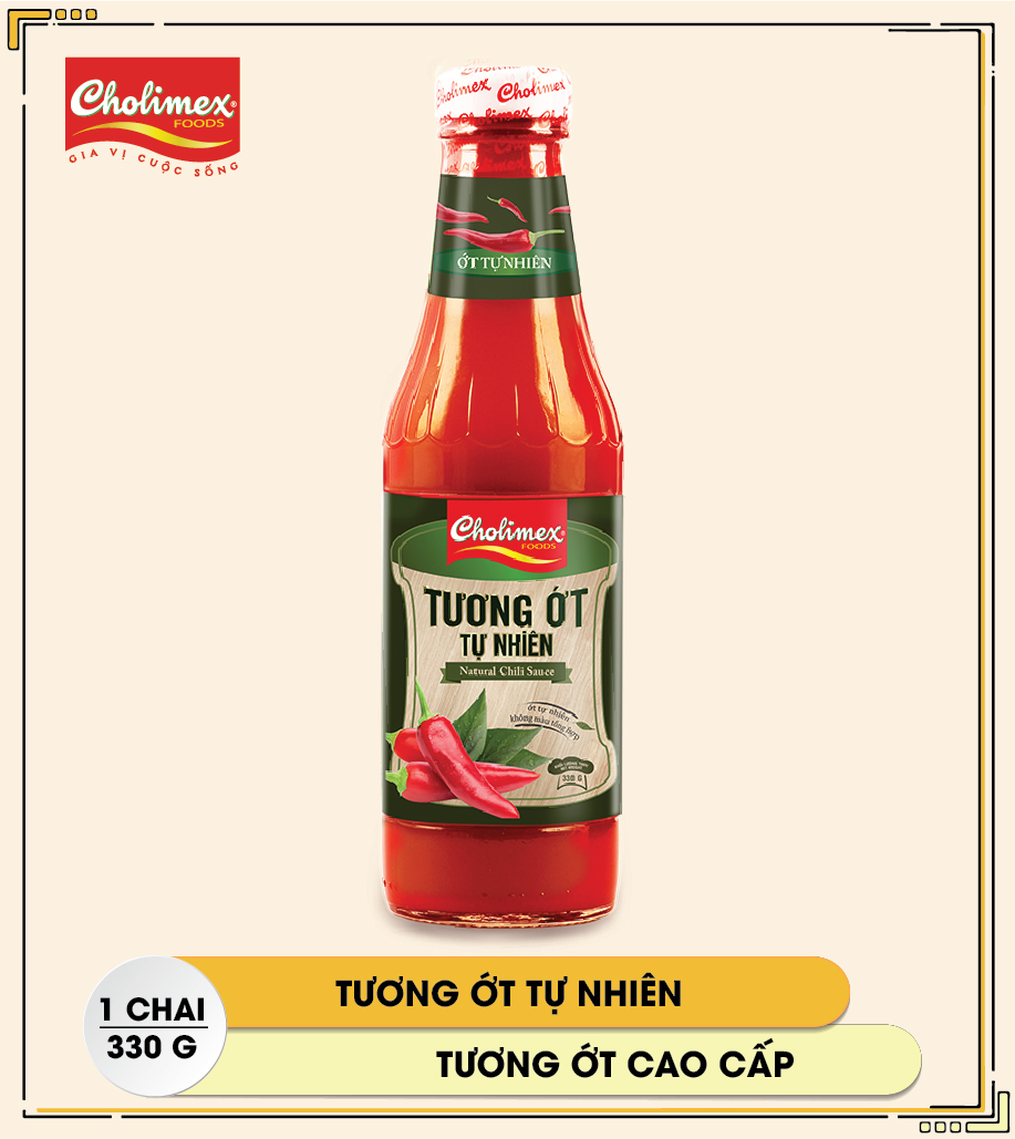 Tương ớt tự nhiên Cholimex 330g