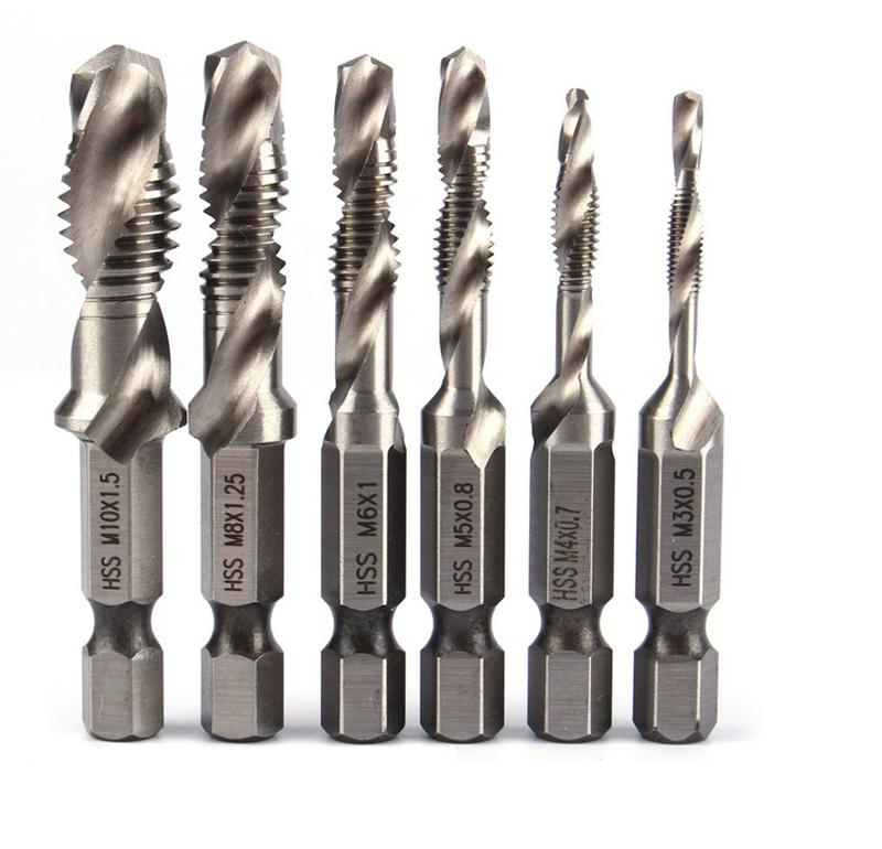 bộ mũi khoan inox 6 mũi
