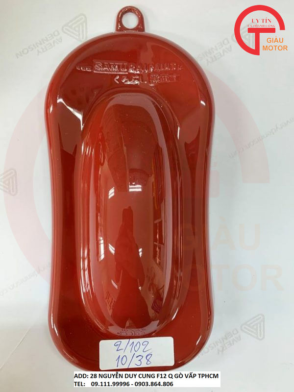 Chai sơn xịt sơn xe máy Samurai 10/38 màu hạt dẻ Maroon