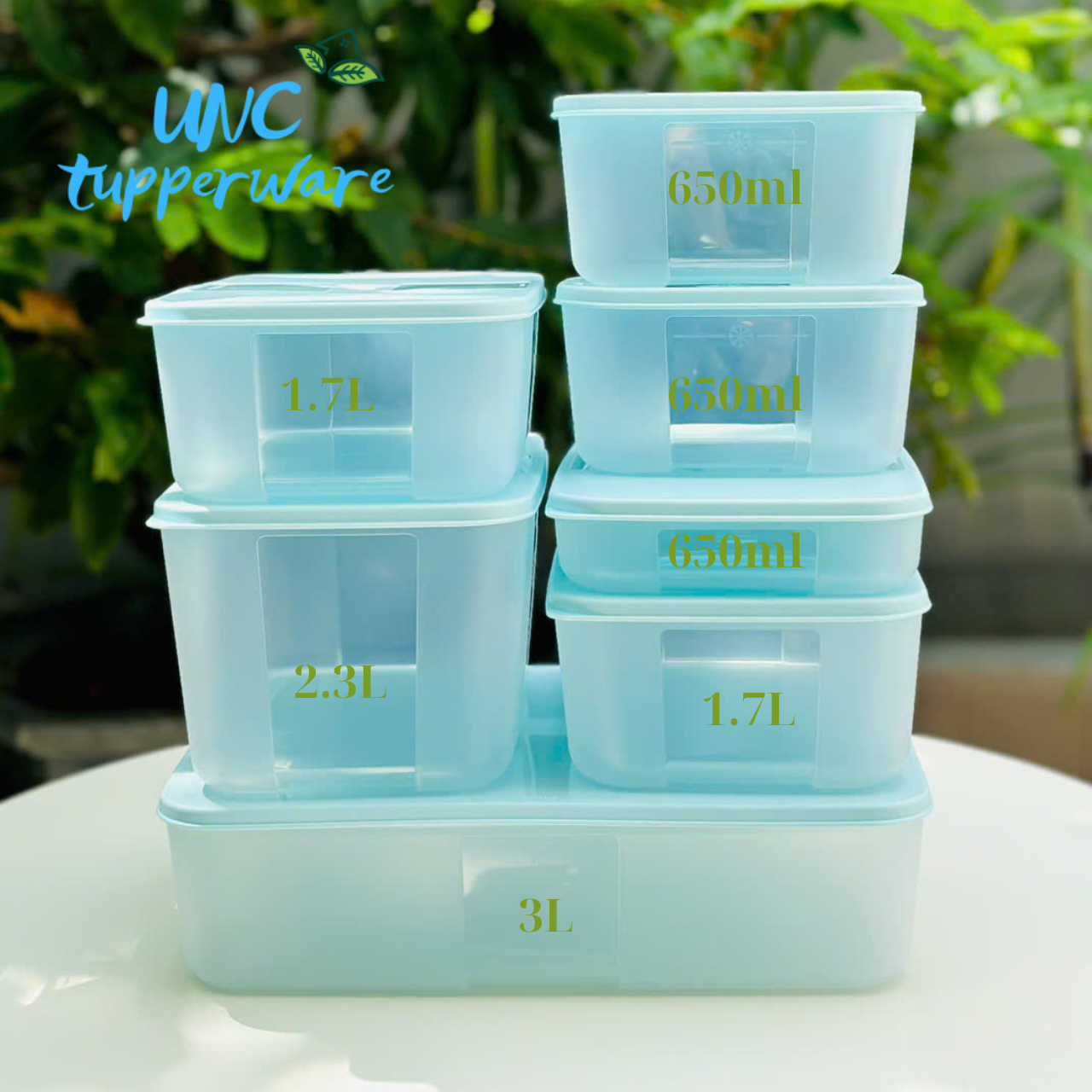 Bộ hộp Trữ Đông Tupperware Freezermate Essential Set 7