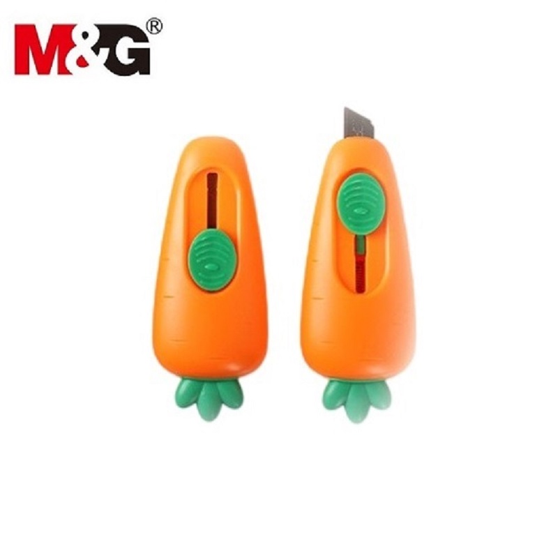 Dao rọc giấy m&g assn2242 / assn2243 - dao rọc giấy hình củ cà rốt cute 2242 / 2243