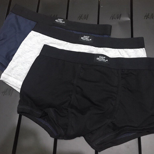 Hộp 3 Quần Sịp Đùi Boxer Nam David Beckham