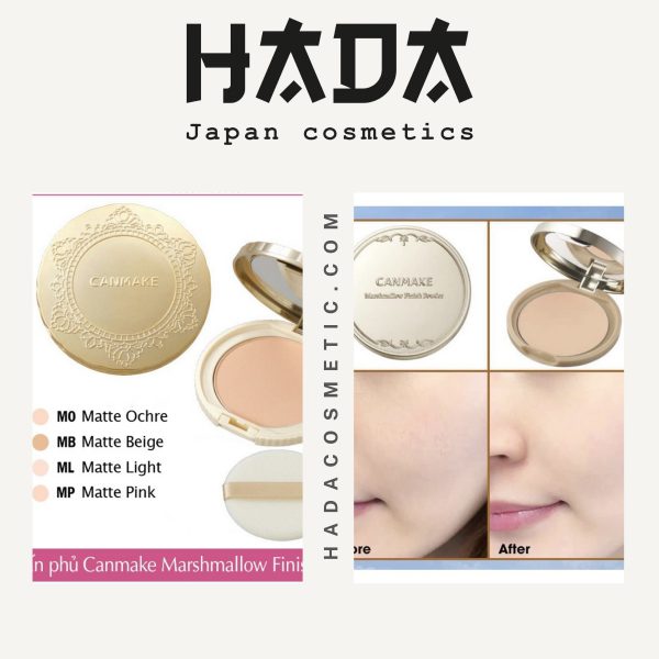 Phấn Phủ Canmake Nhật Bản SPF26 PA++ ( Mẩu mới 2021)Tone MO,MB,ML,MP - HADA BEAUTY