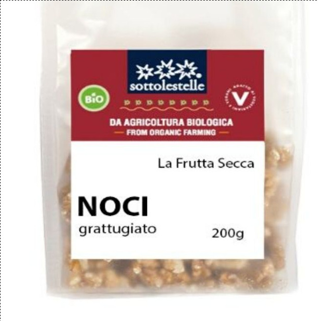 Nhân hạt óc chó hữu cơ Sottolestelle 200g – Noci